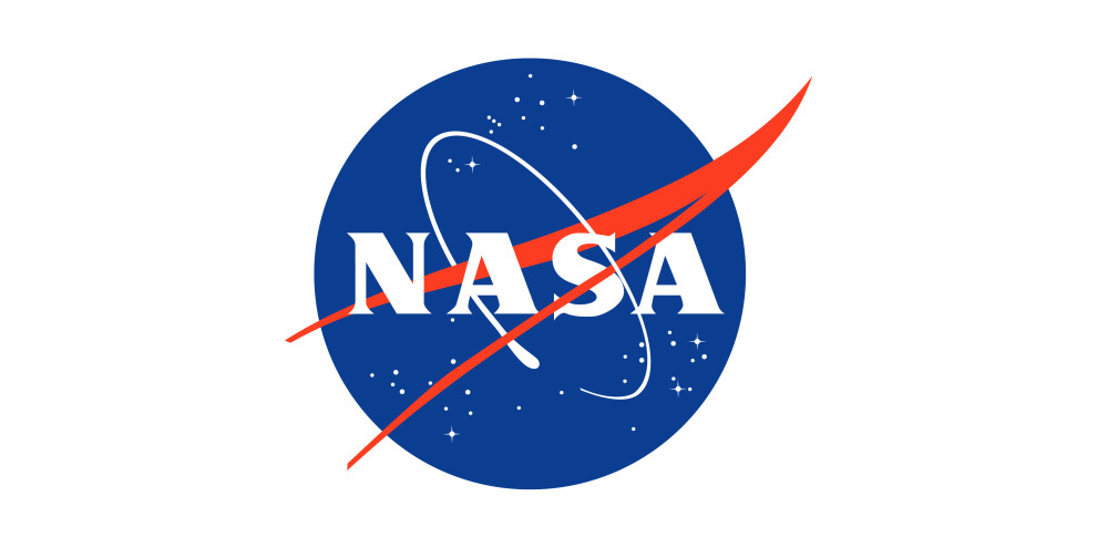 NASA blue circle logo with red swoosh