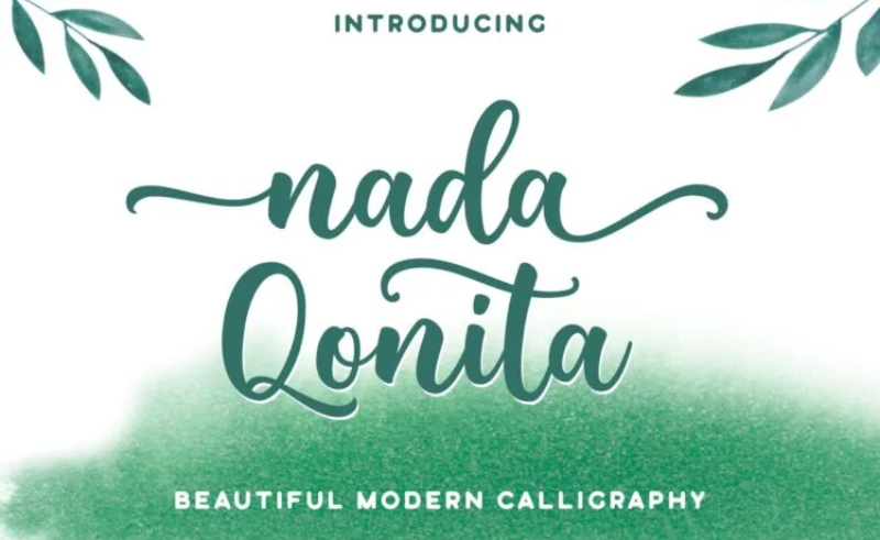 modern calligraphy wedding font