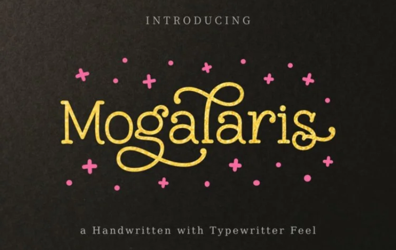 handwritten timeless font