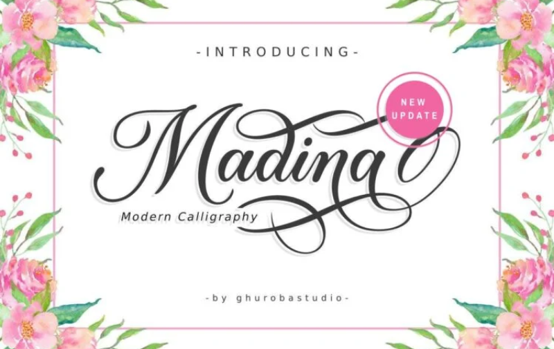fresh and modern font