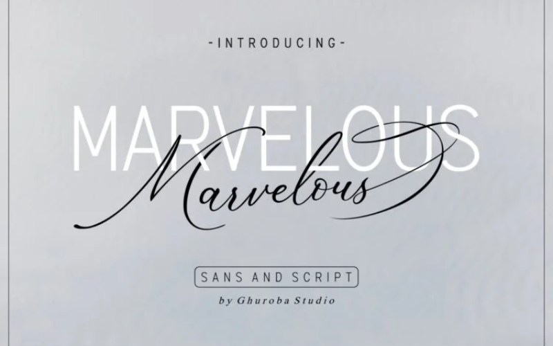 charming handwritten duo font 