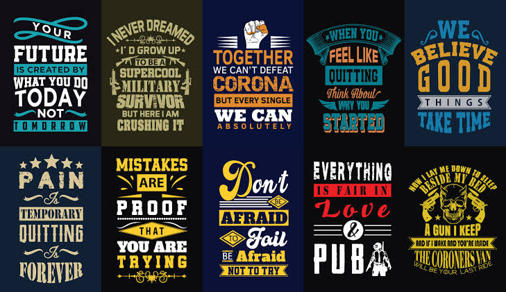 Typography T-Shirt Design