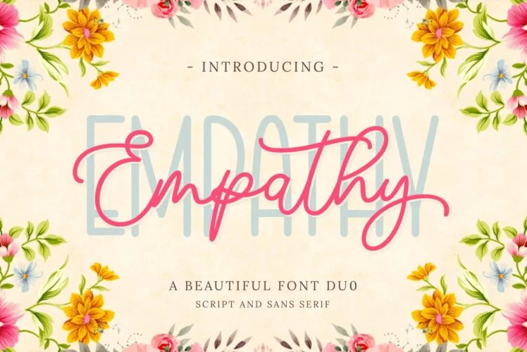 Empathy duo font