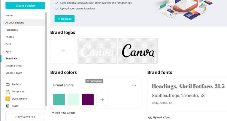 Canva Brand Kits