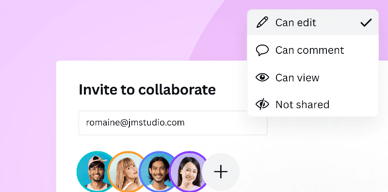 Canva Collaboration Feature
